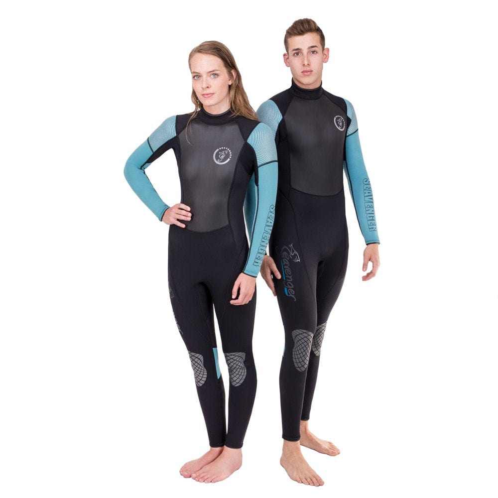 Seavenger 3Mm Neoprene Wetsuit with Stretch Panels for Snorkeling, Scuba Diving, Surfing (Teal, Women'S 3)