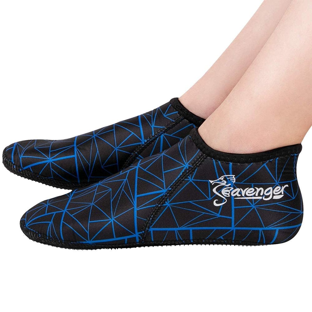 Seavenger Zephyr 3Mm Neoprene Dive Socks (Blue, Large)