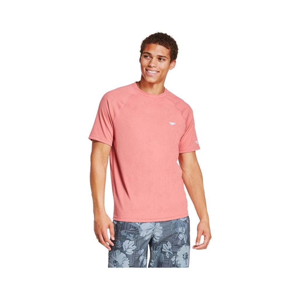 Speedo Mens Solid Short Sleeve Swim T-Shirt