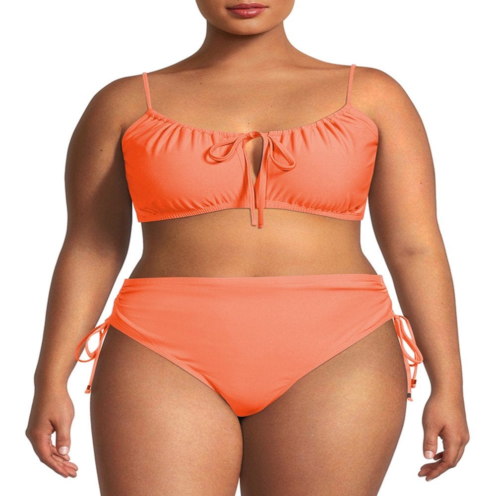 Time and Tru Women'S and Women'S plus Size Keyhole Bikini Top