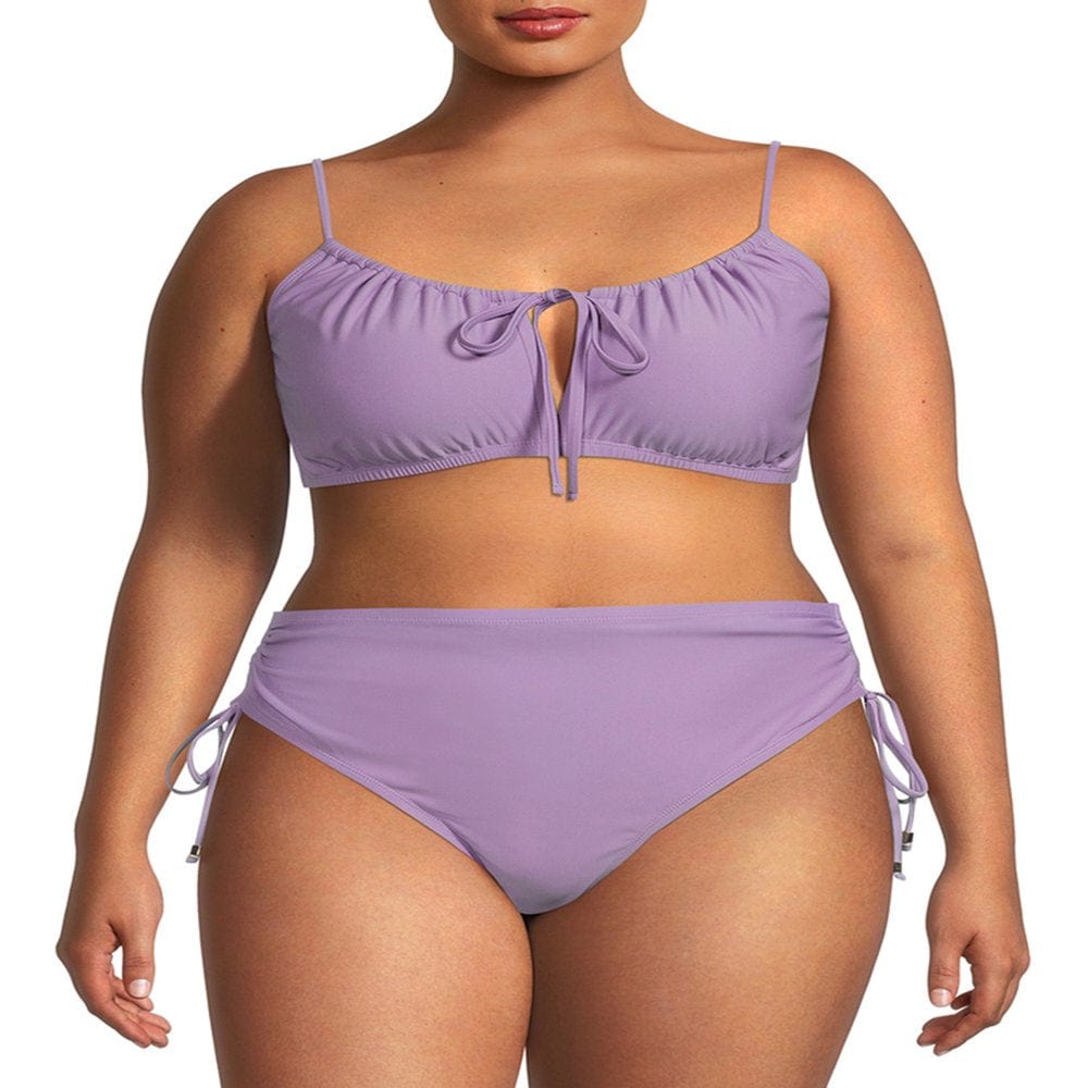Time and Tru Women'S and Women'S plus Size Keyhole Bikini Top