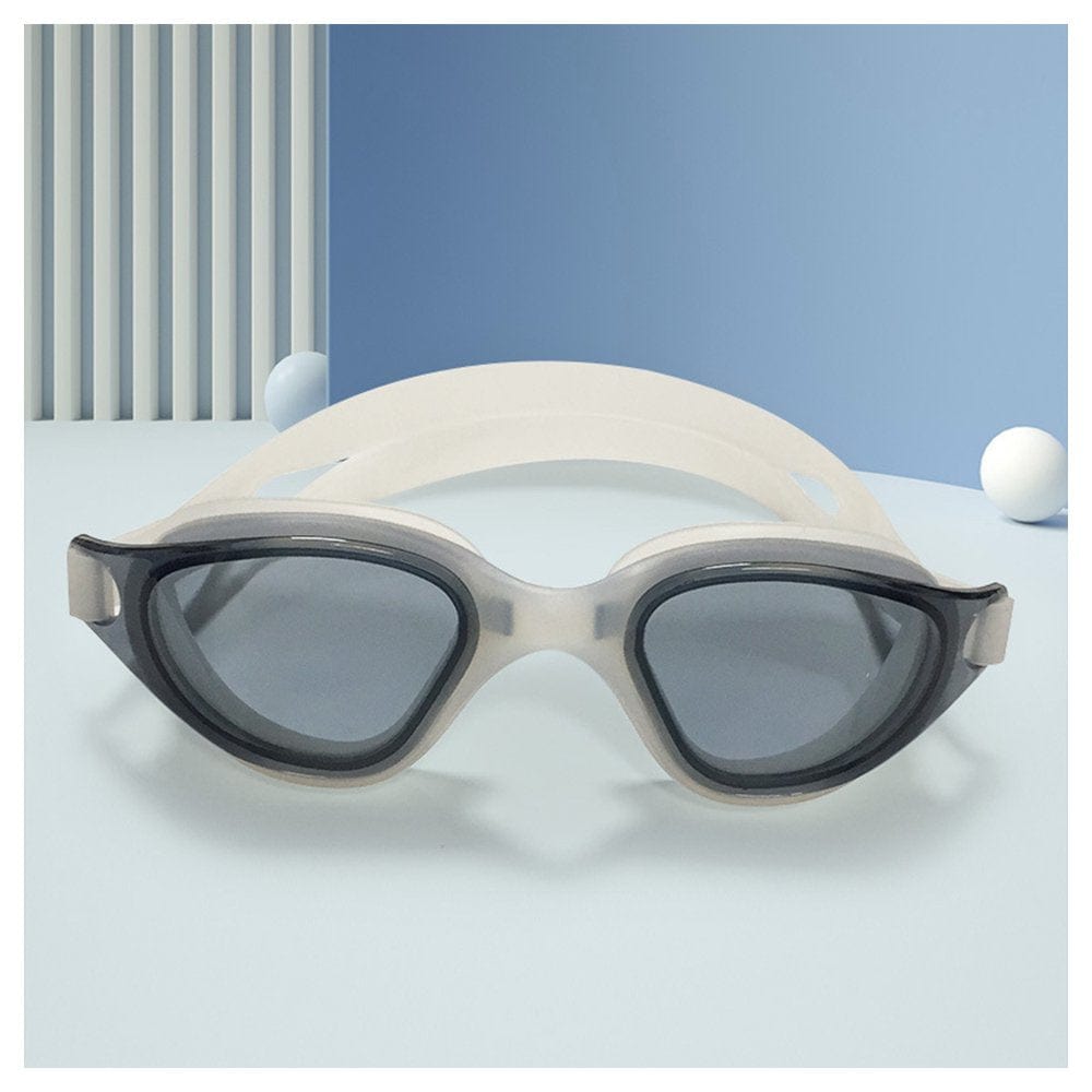 Waterproof Swimming Goggles No Leakage You Can Swim Freely without Distractions Black Silver Plating