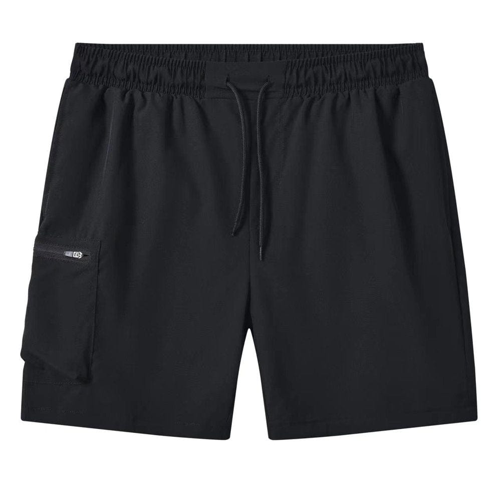 Yukaichen Men'S Swim Shorts Quick Dry Beach Shorts with Zip Pockets and Mesh Lining Army Green 30